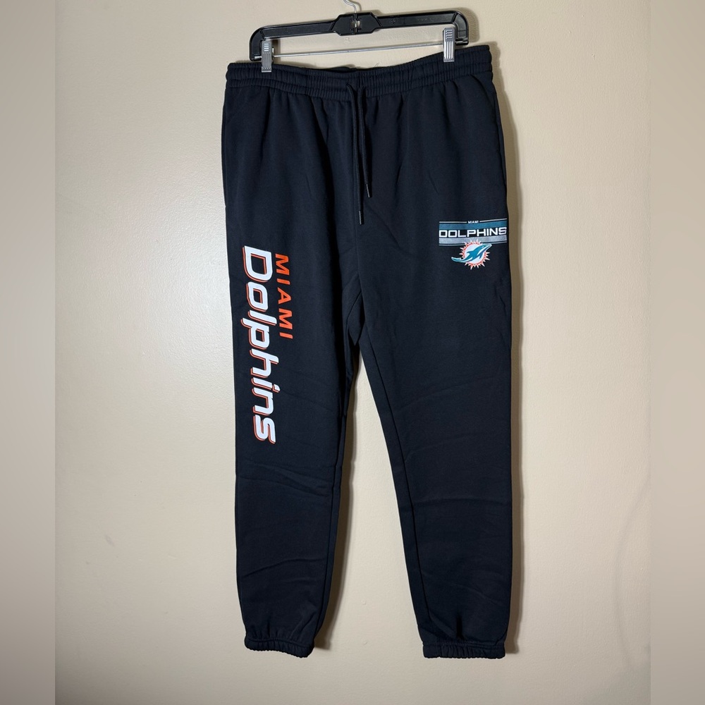 Miami Dolphins NFL Jogger‎ Sweatpants Ultra Game Mens Large NWT